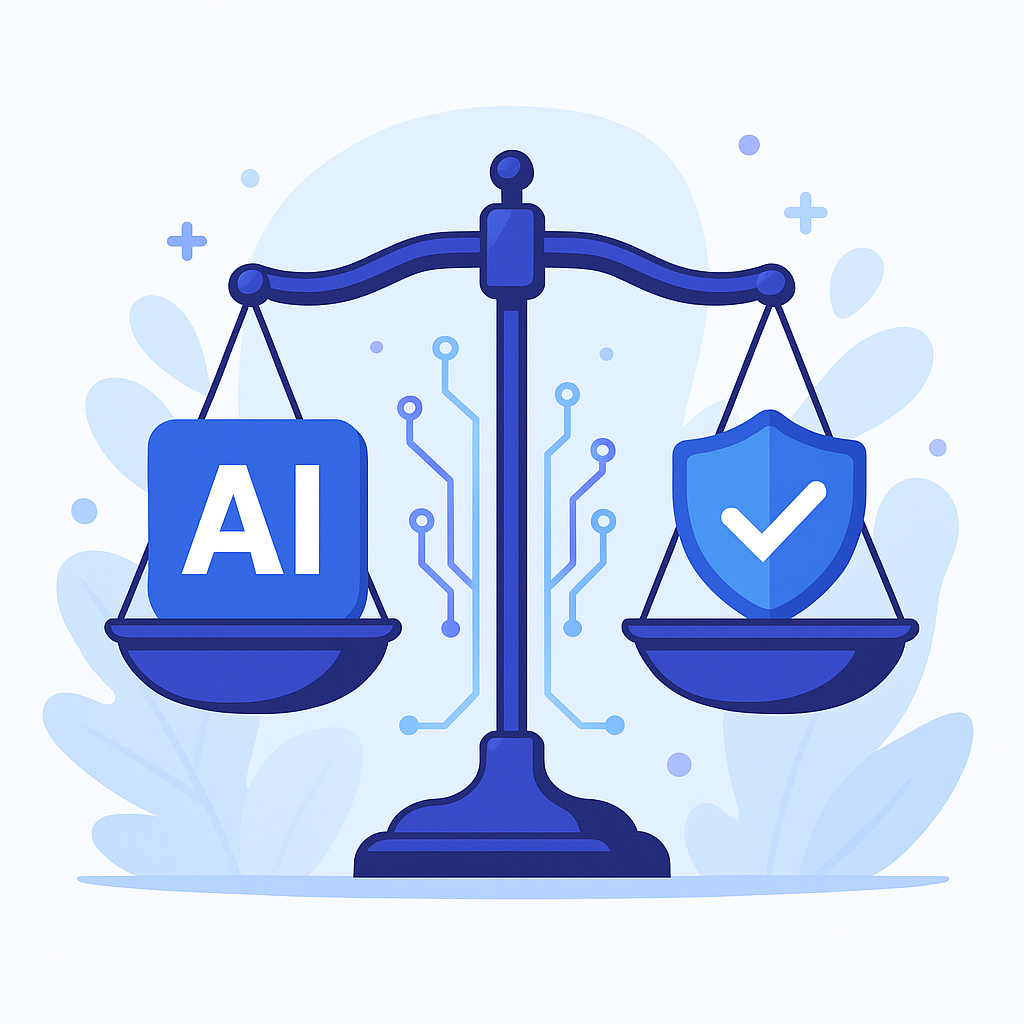AI ethics and regulation illustration
